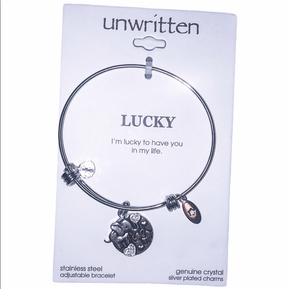 ✨NWT✨ Unwritten Elephant Bracelet Stainless Steel